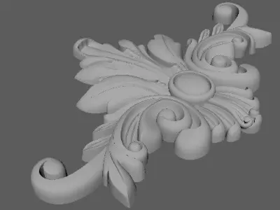 Decor for furniture 3D model 41