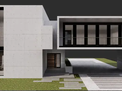 MODERN HOUSE NO14 A 3D model