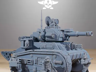 GrimGruard Light Tank 3D print model