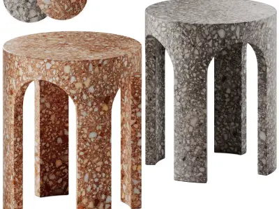 Portego Loggia Side Table 3D model