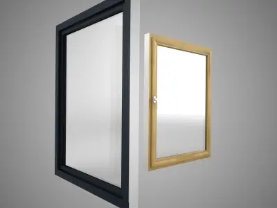 Door profile and window 3D model