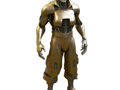 Sci-Fi Android Character Collection 3D print model