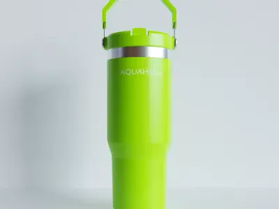  Insulated Bottle 3D Model 3D model