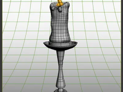 Candle light holder  3D model