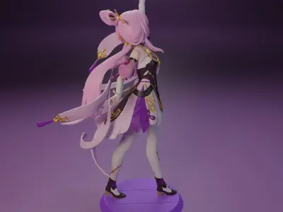 Fu Xuan from Honkai Star Rail 3D print model