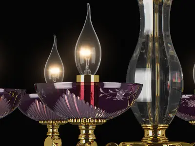 697062 Barcato Osgona Chandelier 3D model