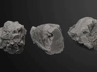 zbrush  Rock  3D model