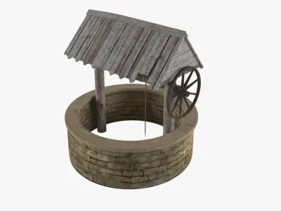 Medieval Well  3D model