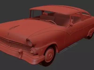 F Crown Victoria 1955 3D print model