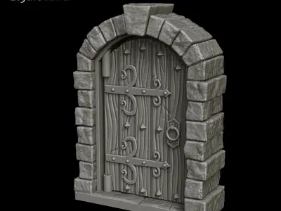 LegendGames Dungeon Doors Pack 3D print model