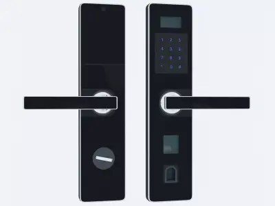 Digital door lock Free 3D model