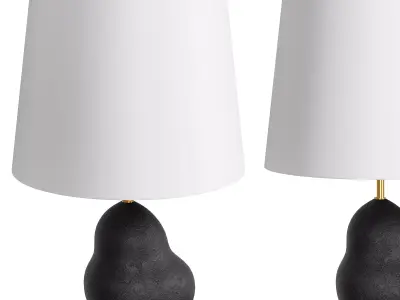 Tiptoe Wide Table Lamp by Burkedecor 3D model
