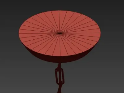 Sciolari Brass Chandelier 3D model