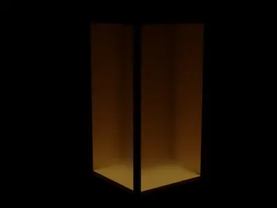 the desk lamp Low-poly 3D model