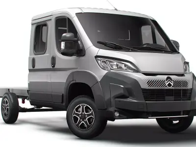 Citroen Jumper Chassis DoubleCab L2 2026 3D model