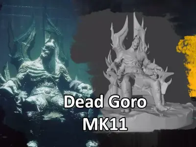Dead Goro MK 11 - 3D print model
