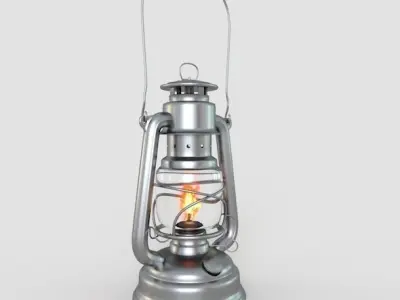 LAMP - by - JustTomas Low-poly 3D model