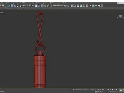 Huntington LED Mini Pendant Light Low-poly 3D model