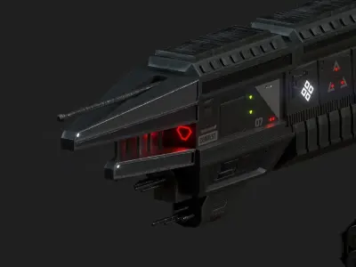 Spaceship - Battleship Commander 3D model