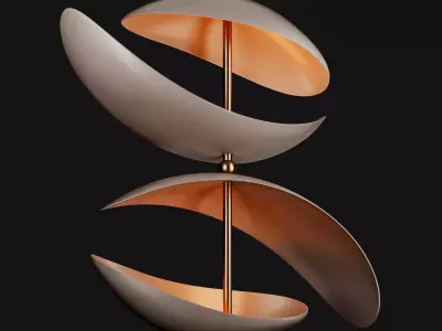 Selene Pendant Lamp 01 3D model