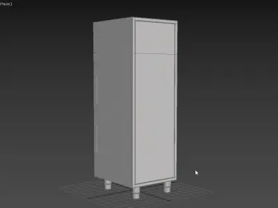 U-Line Refrigerator Glass Display UCRE527-SG41A 3D model