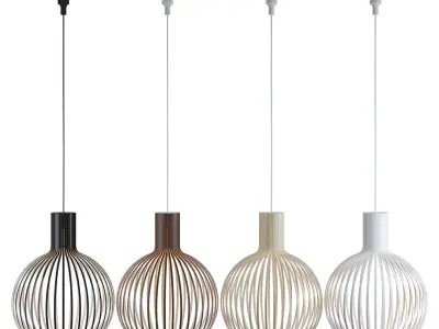 Octo Small 4241 pendant 3D model