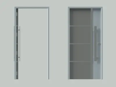 Door sets 4 3D model