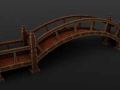 Bridge 3D Model  Low-poly 3D model