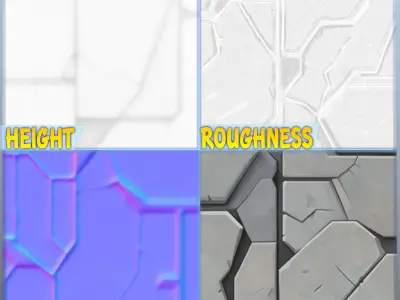SciFi Seamless Texture Texture 46