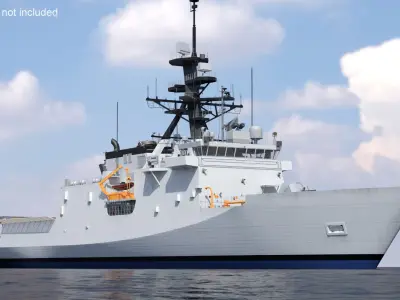  Large Coast Guard Patrol Vessel 