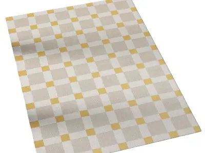 In-  Outdoor Rug Vega By Benuta 3D model