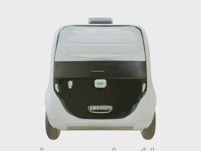 Dark Blue Supersonic Taxi with Sleek Arrowhead Design Low-poly 3D model