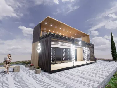 Coffee Shop 3D model