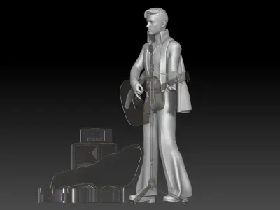 street musician MAN 1 3D print model