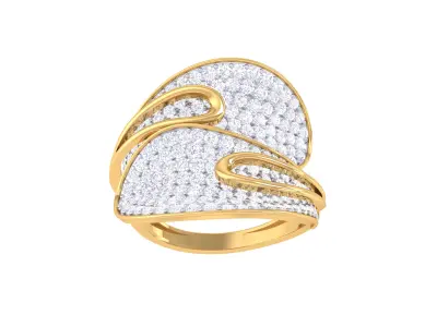  Women Ring MTL 3dm STL OBJ FBX Details 3D print model 42