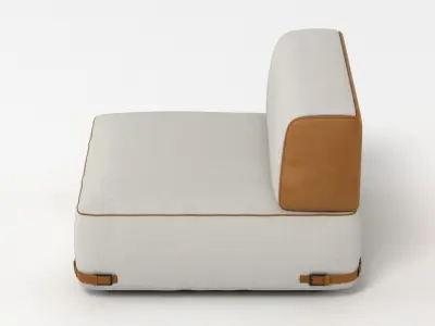 Fendi Soho Sofa 2 3D model