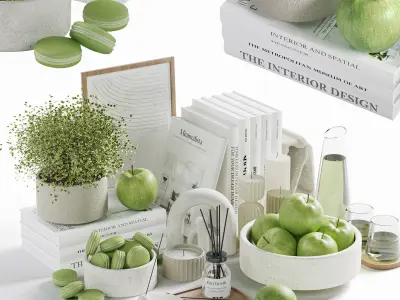 Decorative Set Collection  3D Model Pack