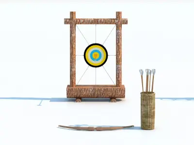 Outdoor throwing toys 3D model