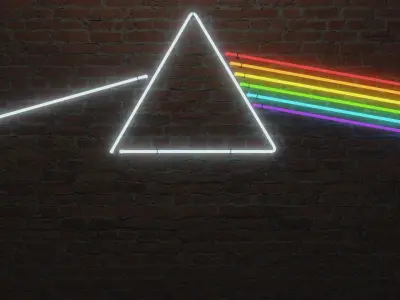 Neon 3D Model 9 - The Prism 3D model