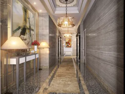 building entrance 3D model