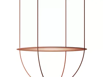 Metal-Framed Pendant Lamp from Disused Collection 3D model