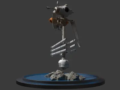 Maschinen Krieger Universe Kracken Vogel 3D model