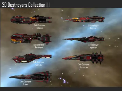 2D Destroyers Collection III Texture