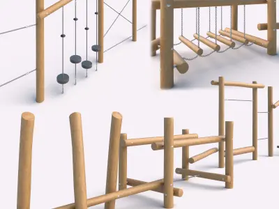 Agility Trail Kompan 3D model