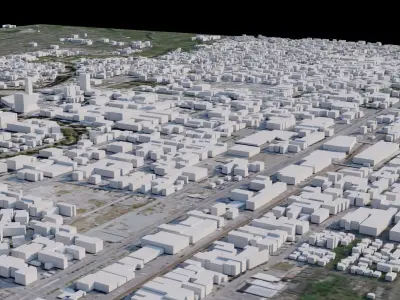 Christchurch - New Zealand 3D model