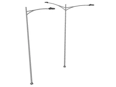 Lamp Post - Light Pole - Light Post - Street Light - Group 07 3D model