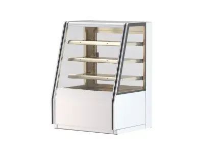 Refrigerated High Bakery Display Case 3D model