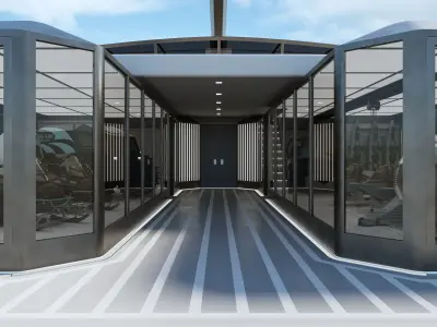 Catamaran explorer 56m 3D model