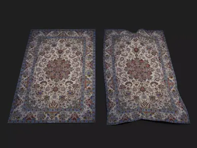 Persian Carpet Design Four  Low-poly 3D model