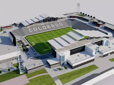 Dicks Sporting Goods Park - Colorado Rapids Stadium 3D model